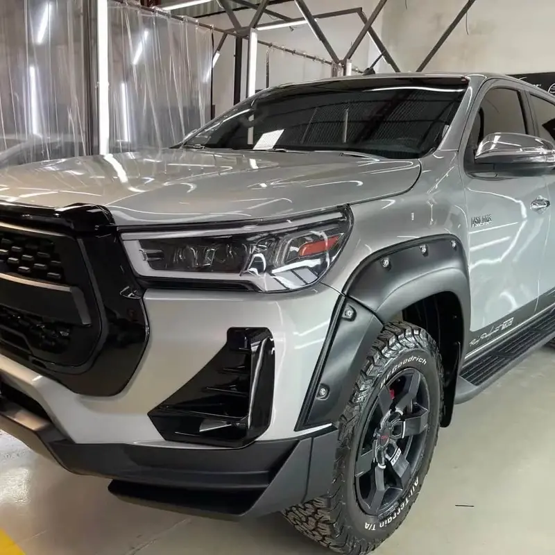 Urban-Style Body Kit For Hilux Revo & Rocco – Front Lip & Fog Lamp Cover (No Drl) 1