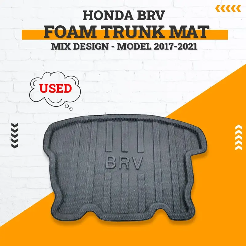 Used Honda Br-V Trunk Liner – Foam Cargo Mat With Diggi Protection Tray (2017–2025) 1