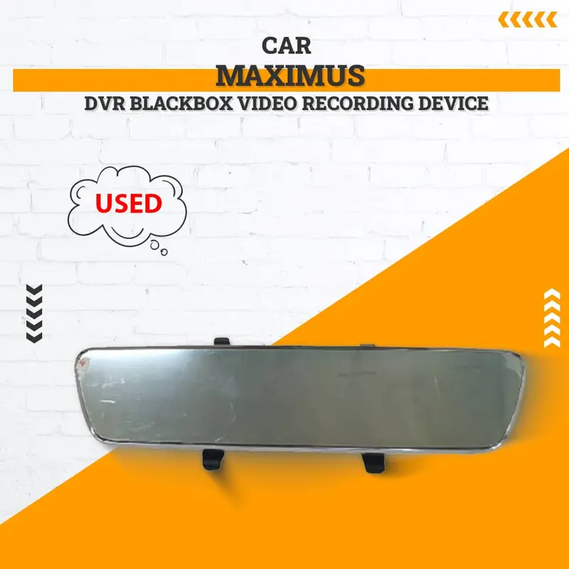 Used Maximus Dvr Dash Cam V3 – 5-Inch Display (No Wiring Or Installation Kit) 1