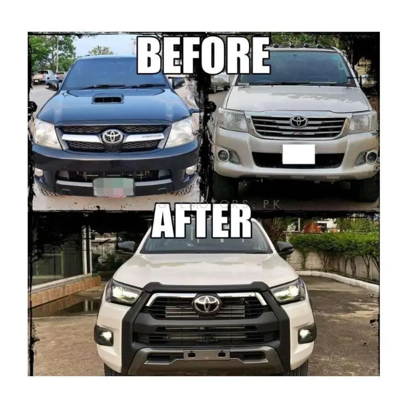 Vigo-To-Rocco Facelift Conversion Kit (2005 → 2024 Rocco) – Oem Toyota Styling 1