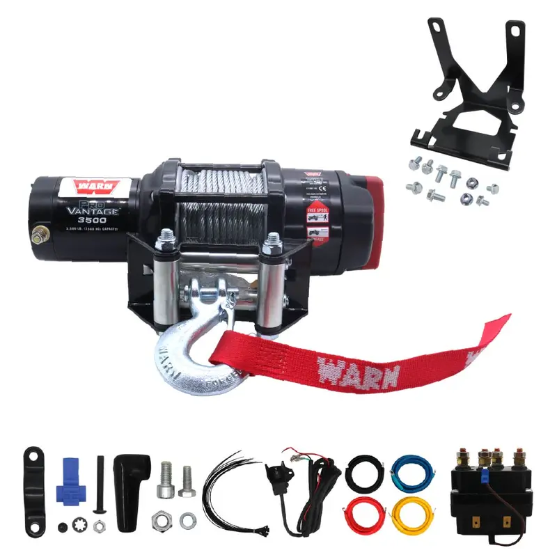 Warn Provantage 3500 Winch & Mount Kit For Honda Trx Foreman/Rancher/Rubicon (2014–2025) 1