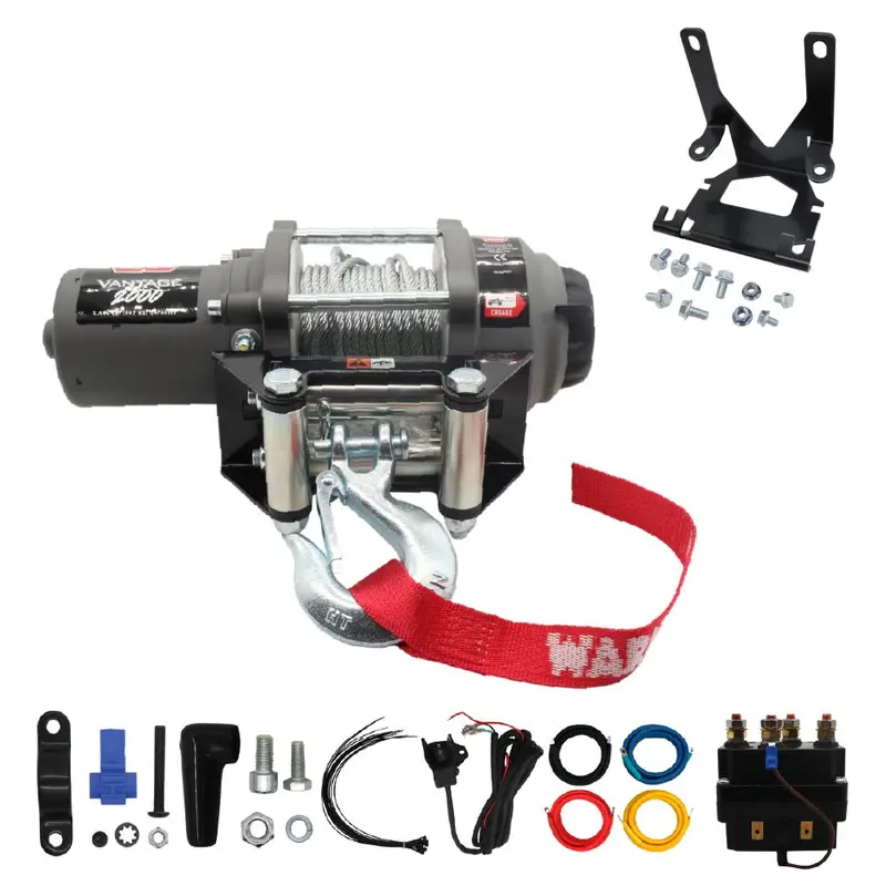 Warn Vantage 2000 Winch & Mount Kit For Honda Trx Foreman/Rancher/Rubicon (2014–2025) 1