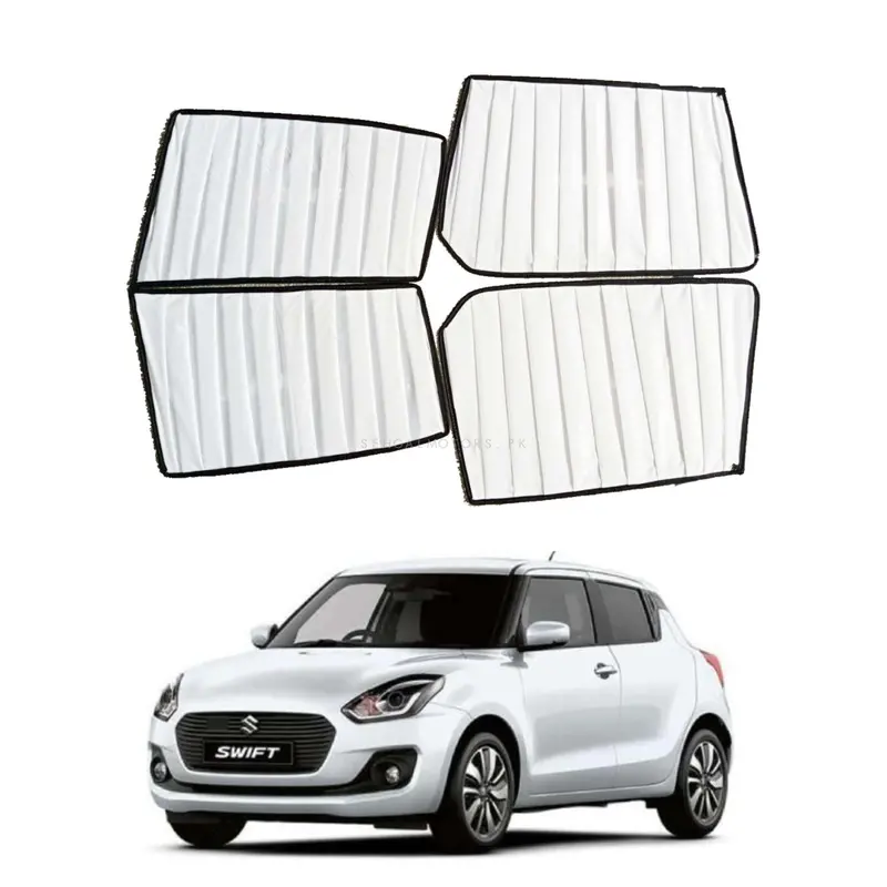White Side Window Sunshade For Suzuki Swift (2022–2023) 1