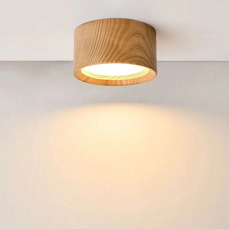 Wooden Gx53 Ceiling Flush Mount – Stylish & Functional Lighting 1