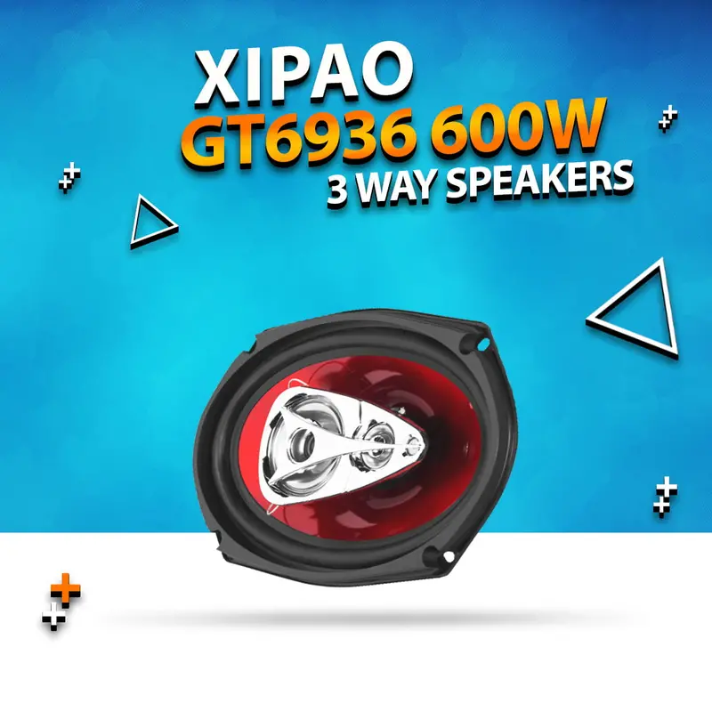 Xipao Gt6936 6" X 9" 3-Way Car Speakers – 600W Peak Power Audio Upgrade 1
