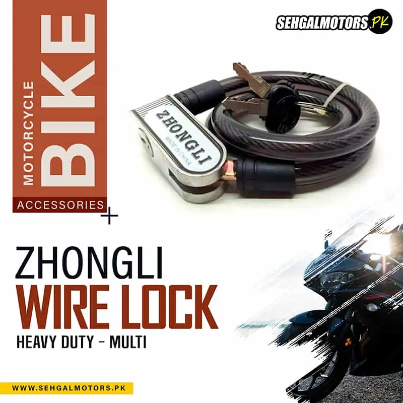 Zhongli Heavy-Duty Wire Lock – Multi-Use Security Cable For Bikes & E-Bikes 1