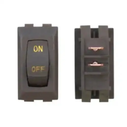 12V On/Off Toggle Switch With Brown Wiring Label 1