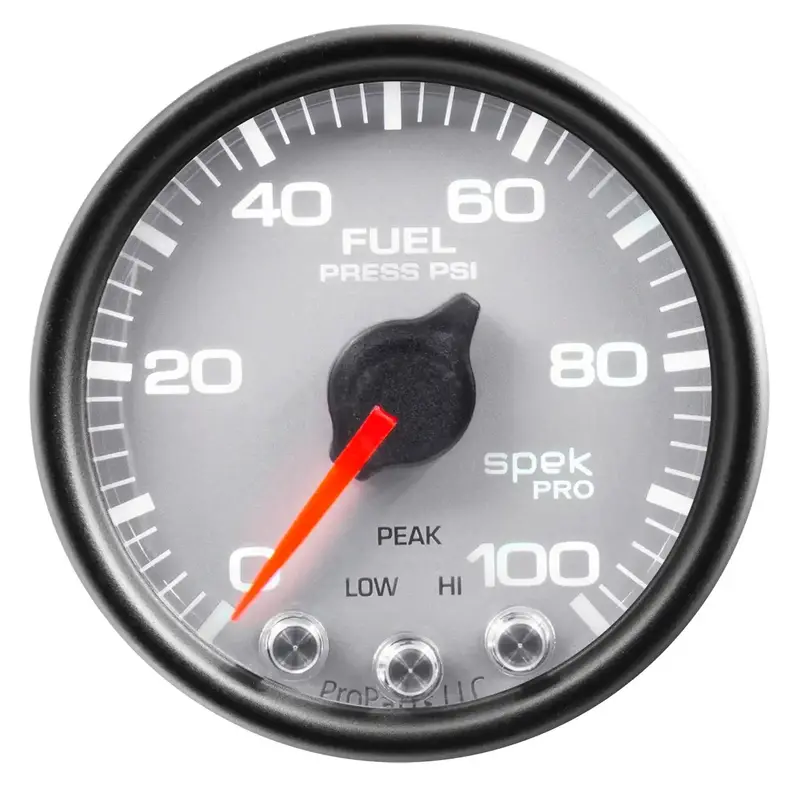 Autometer P31422 Fuel Pressure Gauge – 2-1/16", 0–100 Psi, Stepper Motor With Peak Hold & Warning Features 1