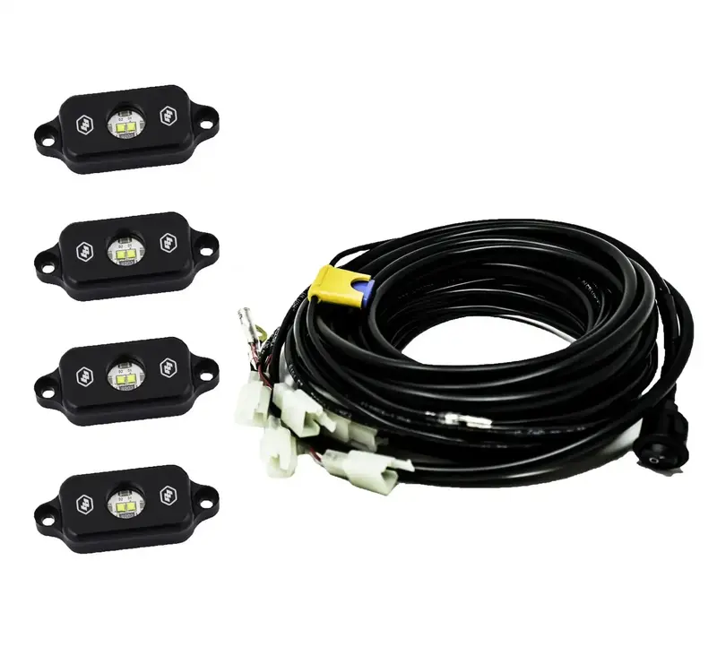 Baja Designs Led Rock Light Kit – Compact Red Illumination System For Undercarriage And Trail Use 1