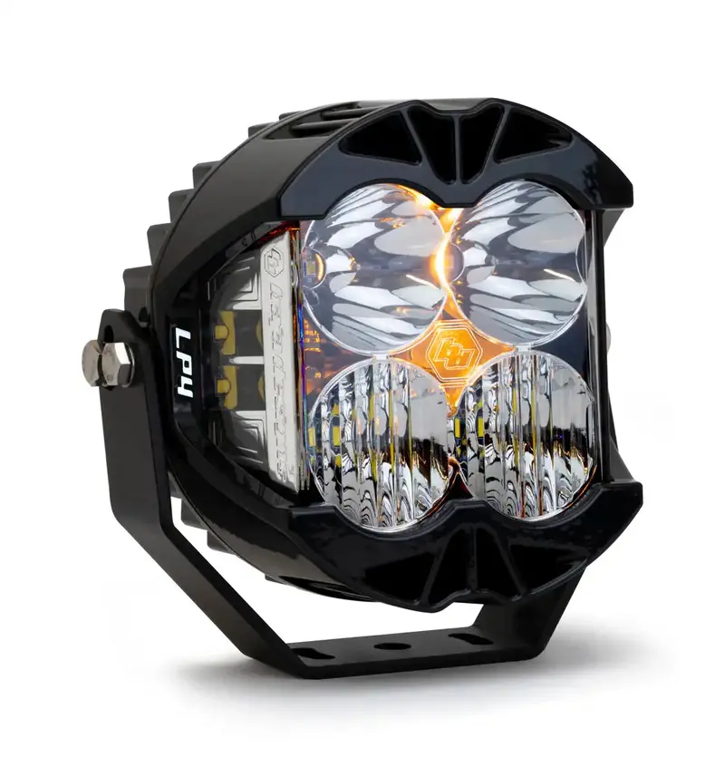 Baja Designs Lp4 Pro Led Light Pod – Driving/Combo Beam With Clear Lens 1