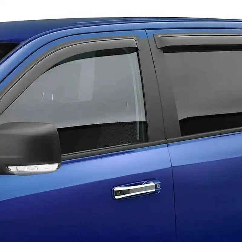 Black Horse In-Channel Rain Guards – Low-Profile Window Deflectors For All-Weather Protection 1