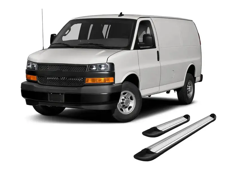 Black Horse Off-Road Transporter Running Boards – Stainless Steel Step Rails 1