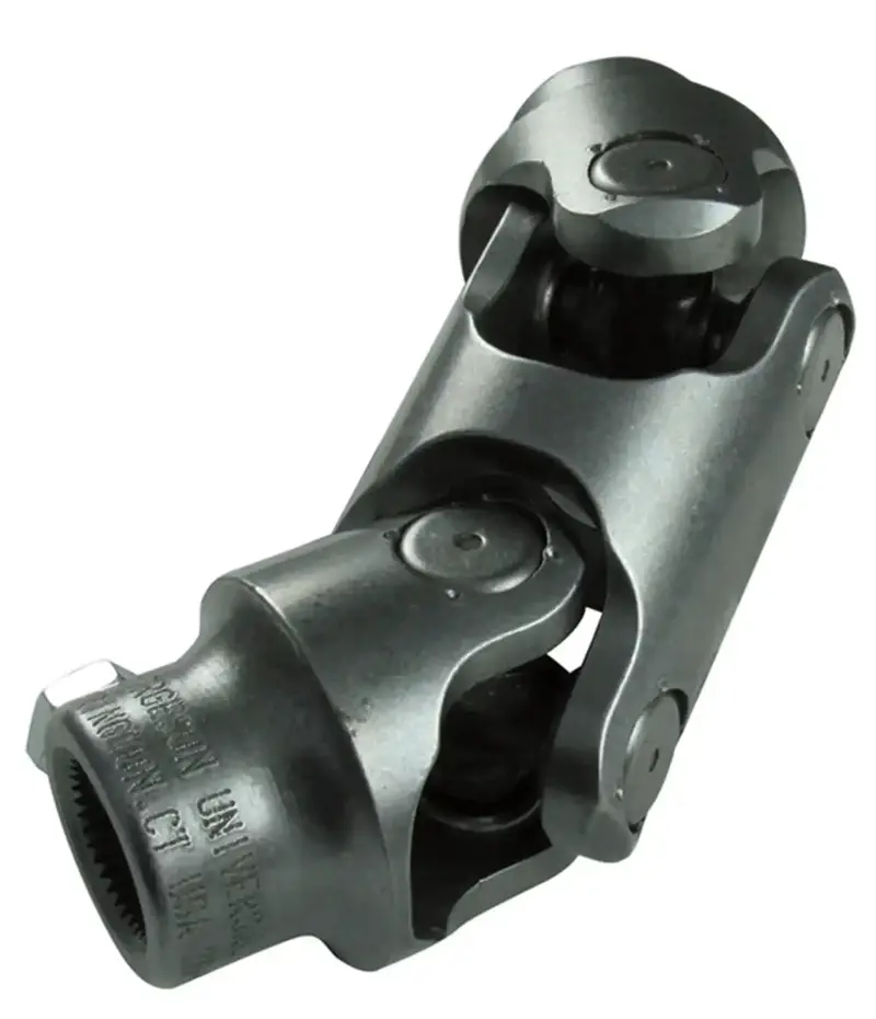 Borgeson 020964 Double-Steel Steering U-Joint: 9/16"-26 To 3/4" Smooth-Bore 1