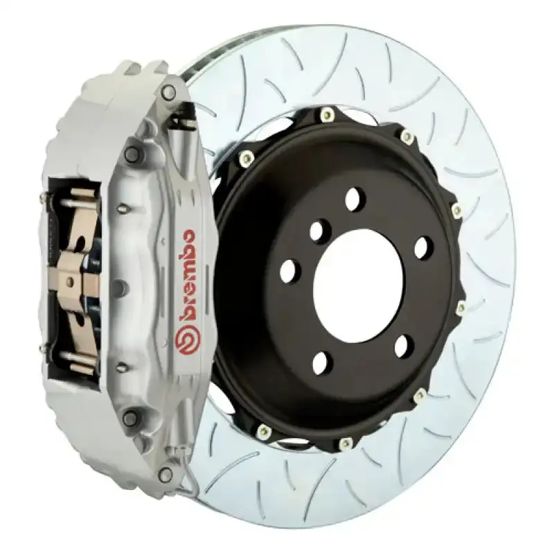 Brembo Gt Braking Kit For 2003–2008 Mercedes-Benz Sl500 – Front 4-Piston Calipers, Slotted 355X32Mm Two-Piece Rotors 1