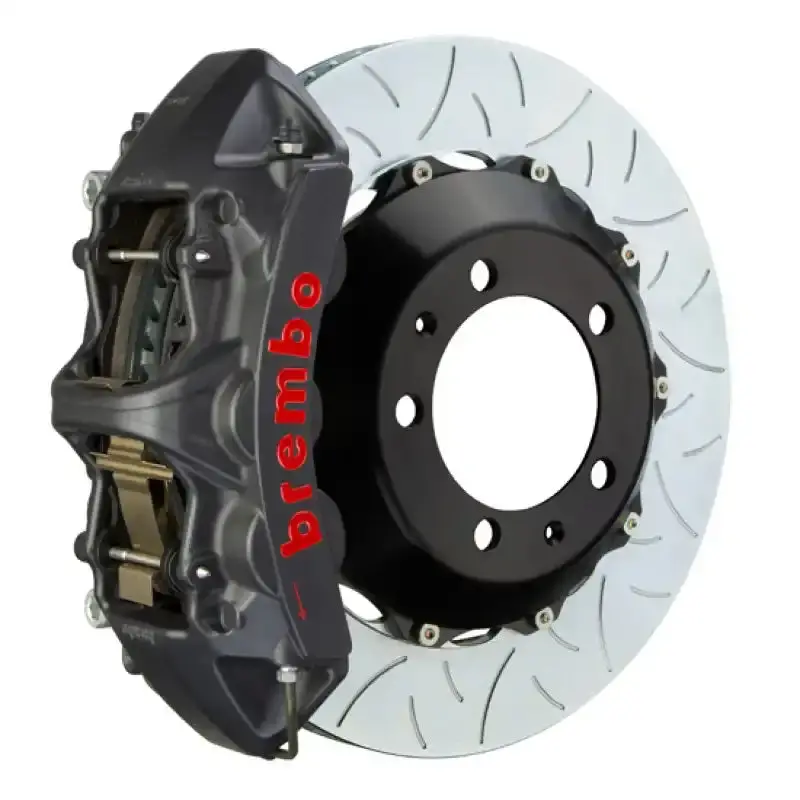 Brembo Gts Big Brake Kit For 2014–2019 Corvette C7/Z51 – Front 6-Piston Calipers, 350X34Mm Slotted Rotors 1