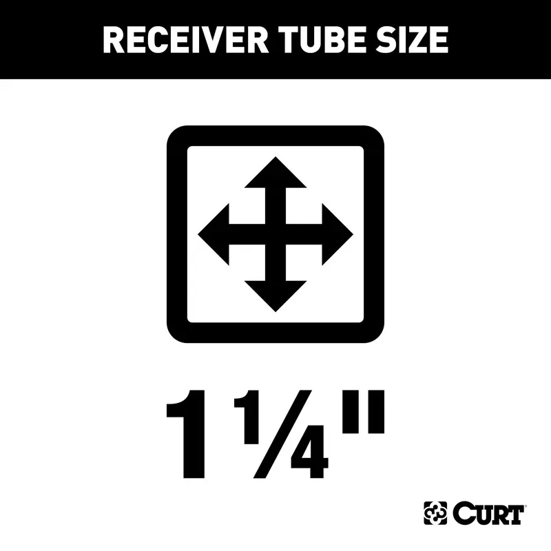 Curt Class 2 Trailer Hitch – 1-1/4" Receiver For Buick Lacrosse, Regal, Xts; Chevrolet Impala & Malibu 1
