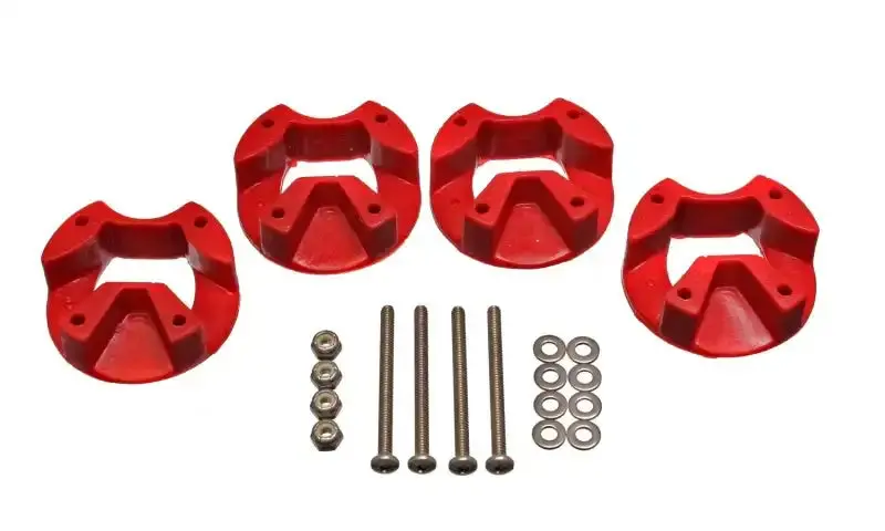 Energy Suspension Red Motor Mount Inserts – Performance Upgrade For 2003–2005 Dodge Srt-4 1