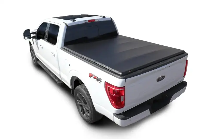 Enthuze Actent107 Soft Tri-Fold Tonneau Cover – Easy-Install Truck Bed Protector 1