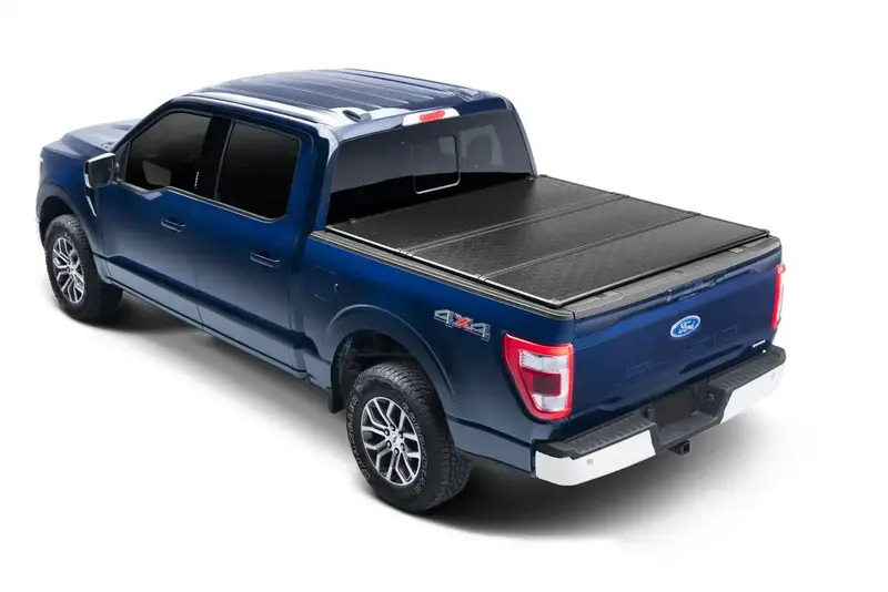 Enthuze Actent46009 Heavy-Duty Hard Folding Tonneau Cover For Trucks 1