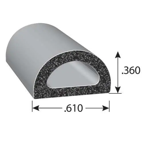 Epdm Sponge Door Seal With Pressure-Sensitive Adhesive – 25-Foot Roll 1