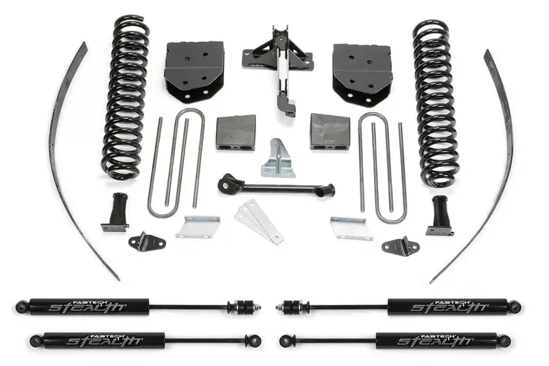Fabtech K2122M Basic Lift Kit With Stealth Shocks For 2008–2016 Ford F-250 4Wd 1