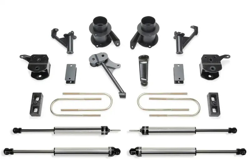 Fabtech K3059Dl 5-Inch Lift Kit With Dual-Linked Shock System For 2013–2018 Ram 3500 4Wd 1
