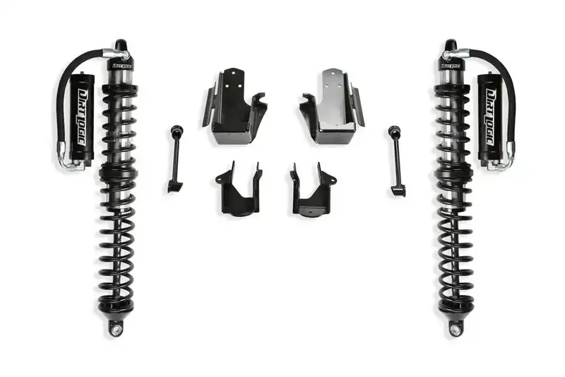 Fabtech K4211Dl 3-Inch Crawler Lift System With Dual-Level Reservoir Shocks 1