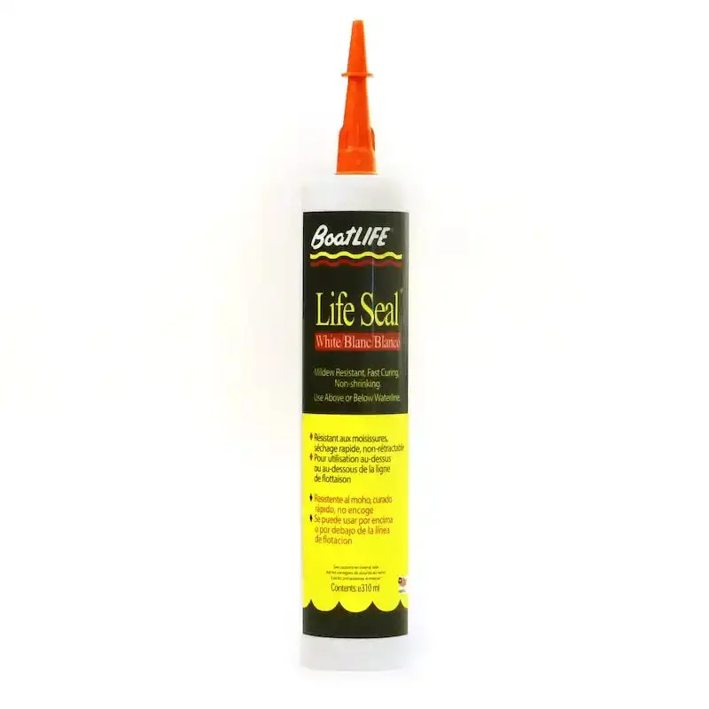 Life Seal 10.6 Fl. Oz. White Cartridge Adhesive – High-Bond Industrial Sealant 1