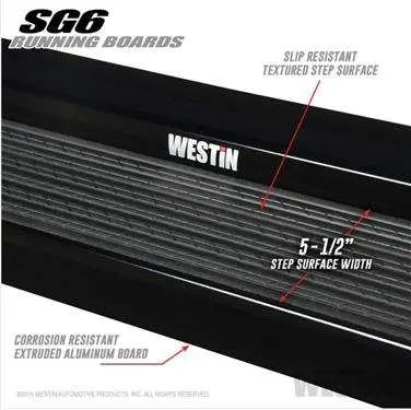 Mytruckpoint Westin Sg6 Series Running Boards For Full-Size Pickup Trucks 1