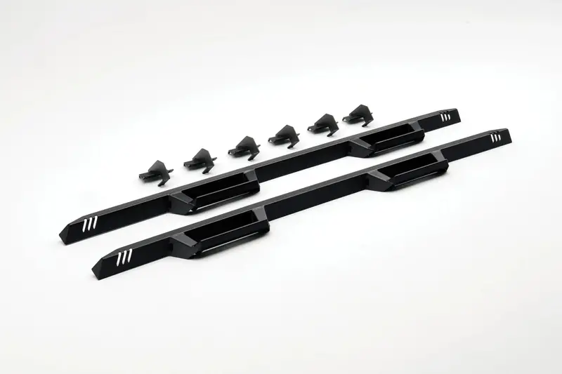 N-Fab Epyx Cab Length Side Steps – 2-Step Design For 2022–2023 Nissan Frontier Crew Cab 1