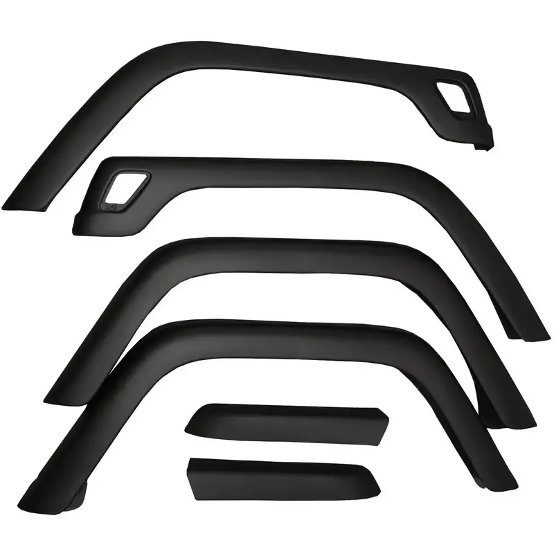 Omix-Ada Factory-Style Fender Flare Kit (6-Piece) For 1997–2006 Jeep Wrangler Tj 1