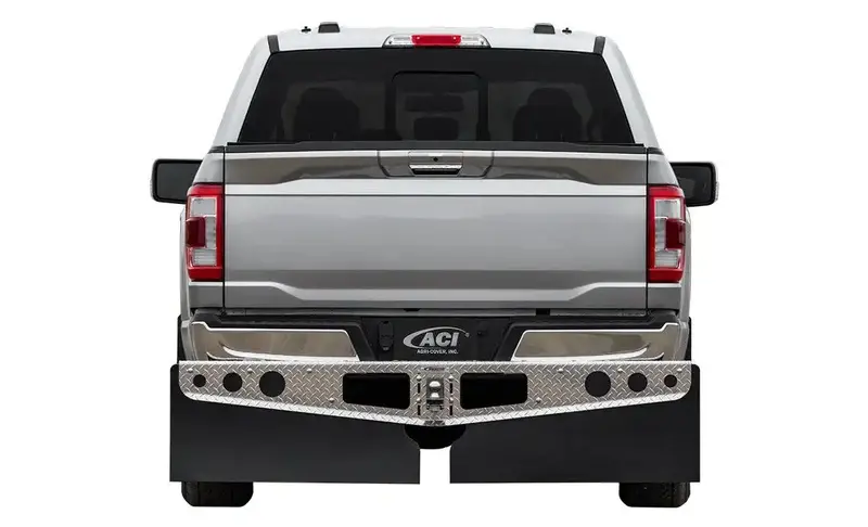 Rockstar Xl Hitch-Mounted Mud Flaps – Aluminum Frame With Integrated Stabilizer Plate 1