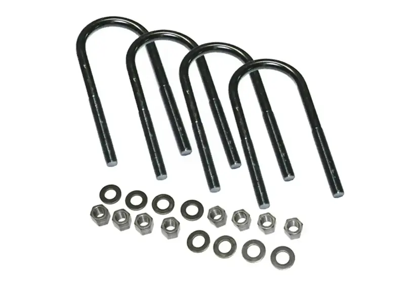 Superlift 5/8" X 2-3/4" Round U-Bolt Kit (4-Pack) With Installation Hardware 1