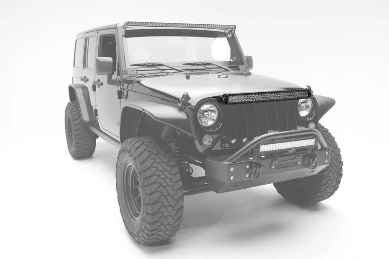T-Rex Above-Grille Led Mount Bracket – Model Z344821 For Jeep Wrangler Jk 1