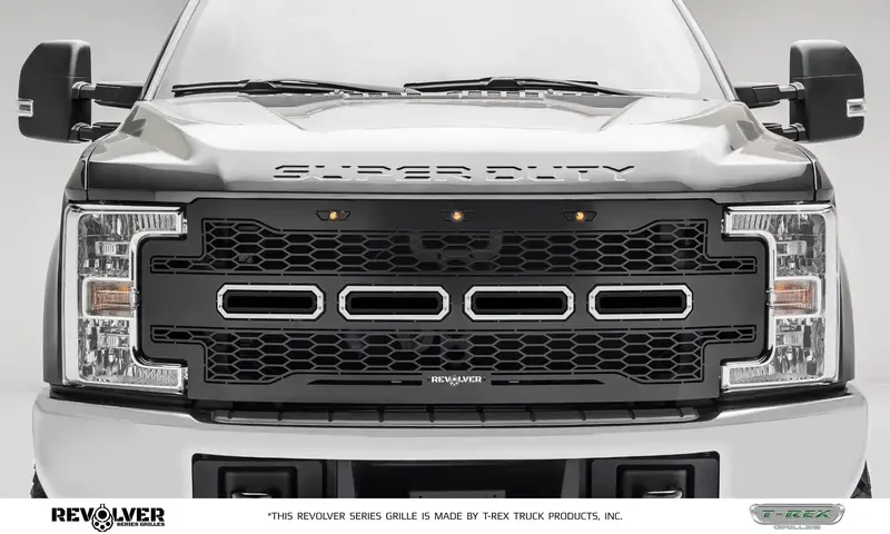 T-Rex Grilles 6515711 Revolver Replacement Grille – Matte Black Mild Steel 1