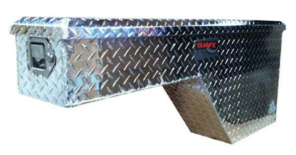 Trailfx 180481 Single-Lid Wheel Well Cover – Bright Polished Aluminum, 48X8X18X18.5 Inches 1
