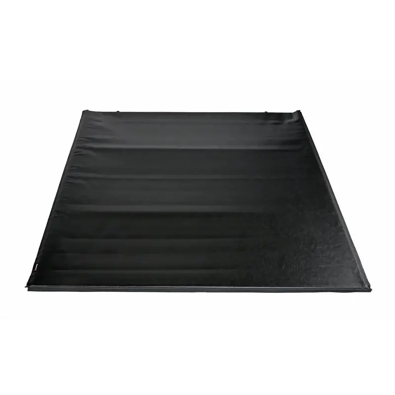 Trailfx Tfx1202 Soft-Roll Vinyl Tonneau Cover With Velcro Closure And Tailgate Lock – Black With Aluminum Rails 1
